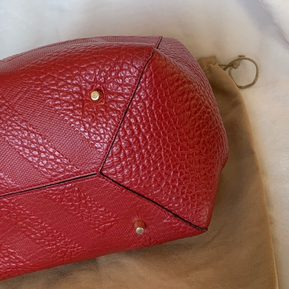 Burberry Embossed Check Leather Canterbury bag - Picture 6 of 16